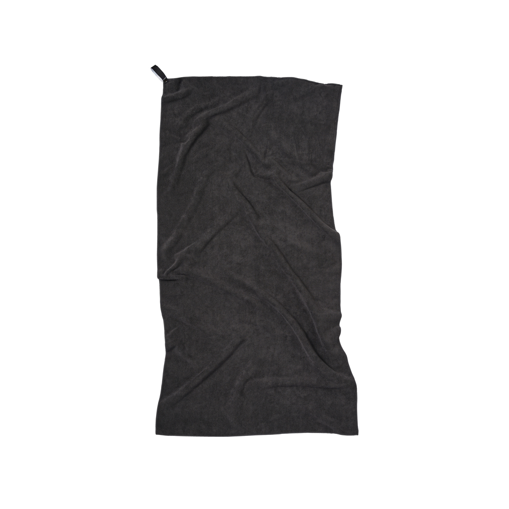 VINGA RPET active dry håndklæde 140x70, sort