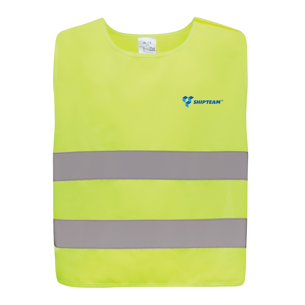 GRS recycled PET high-visibility safety vest 7-12 years - brendiran