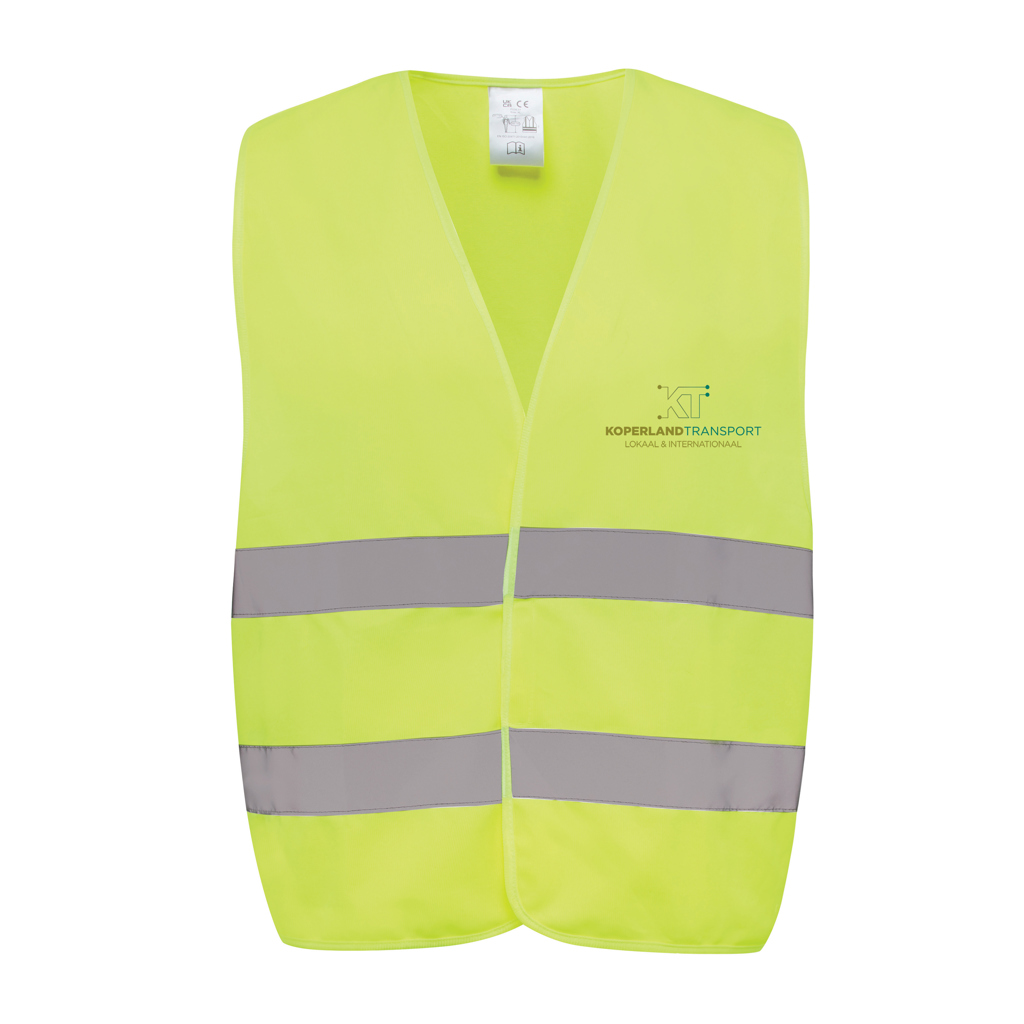 GRS recycled PET high-visibility safety vest - brendiran