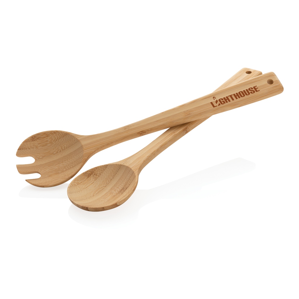 Ukiyo bamboo salad cutlery 2 pcs set - brendiran