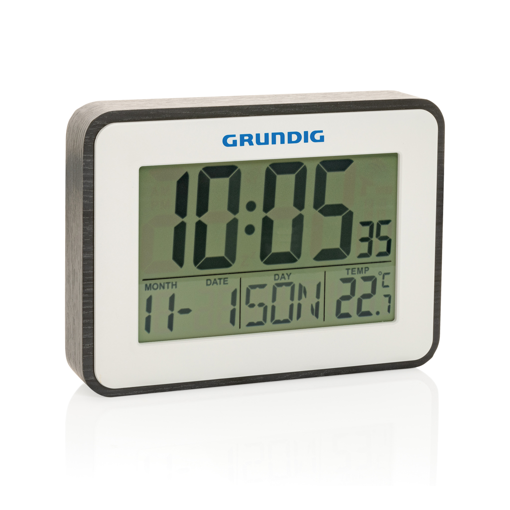 Grundig - Vejrstation alarm med kalender, hvid