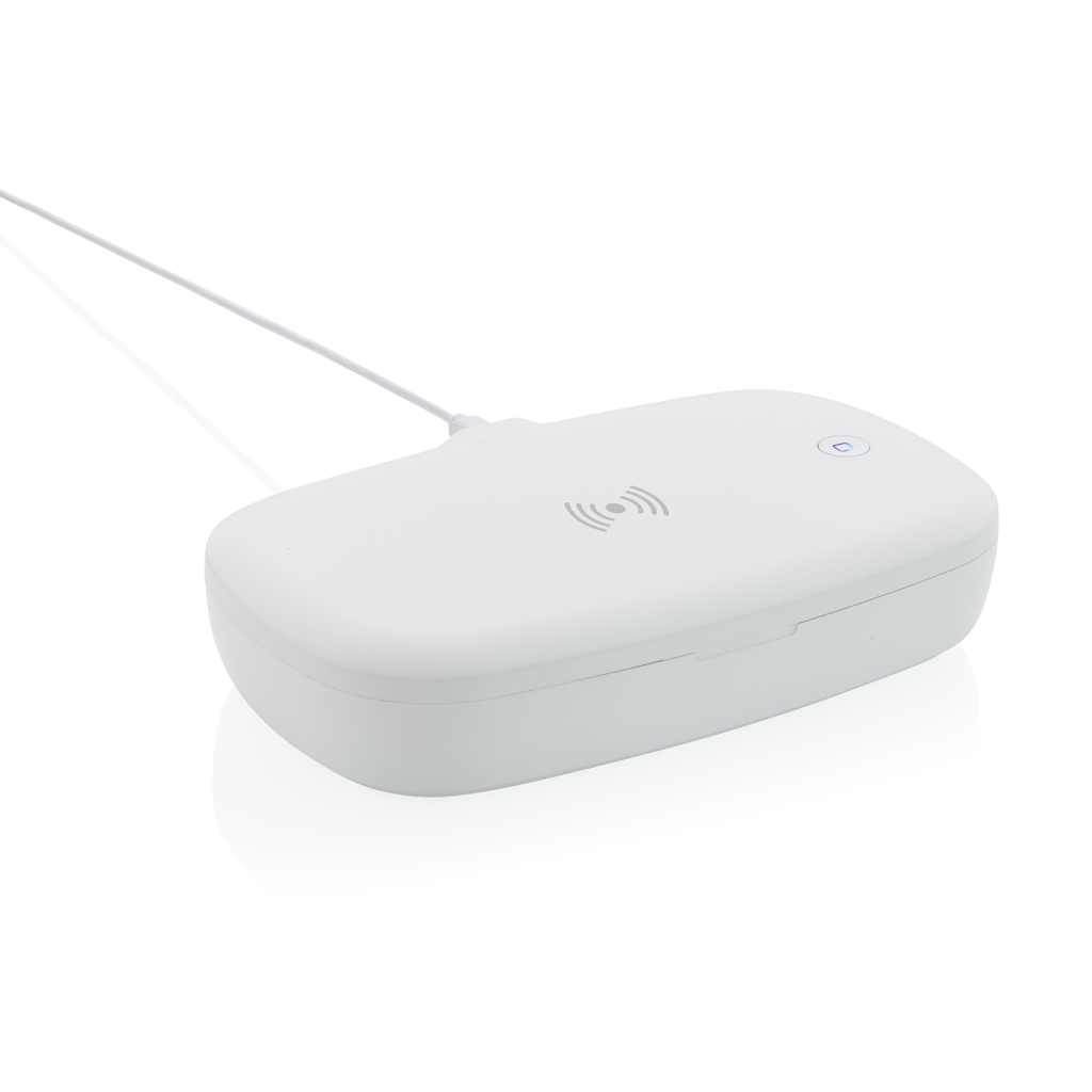UV-C sterilizer box with 5W wireless charger
