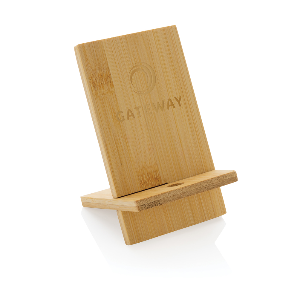 Bamboo phone stand in kraft box - brendiran