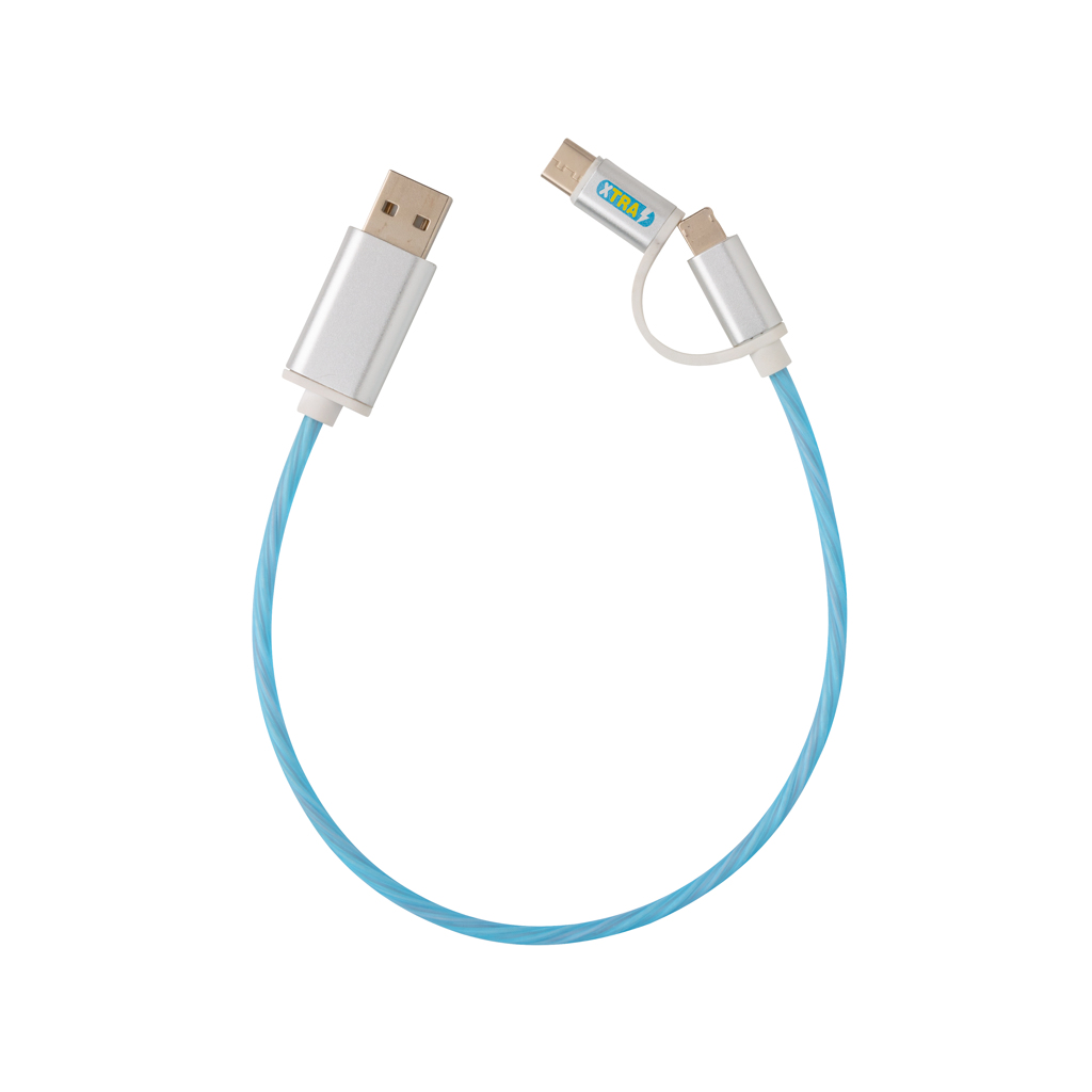 Connecteurs & Câbles publicitaires - Câble lumineux 3 en 1 - 2