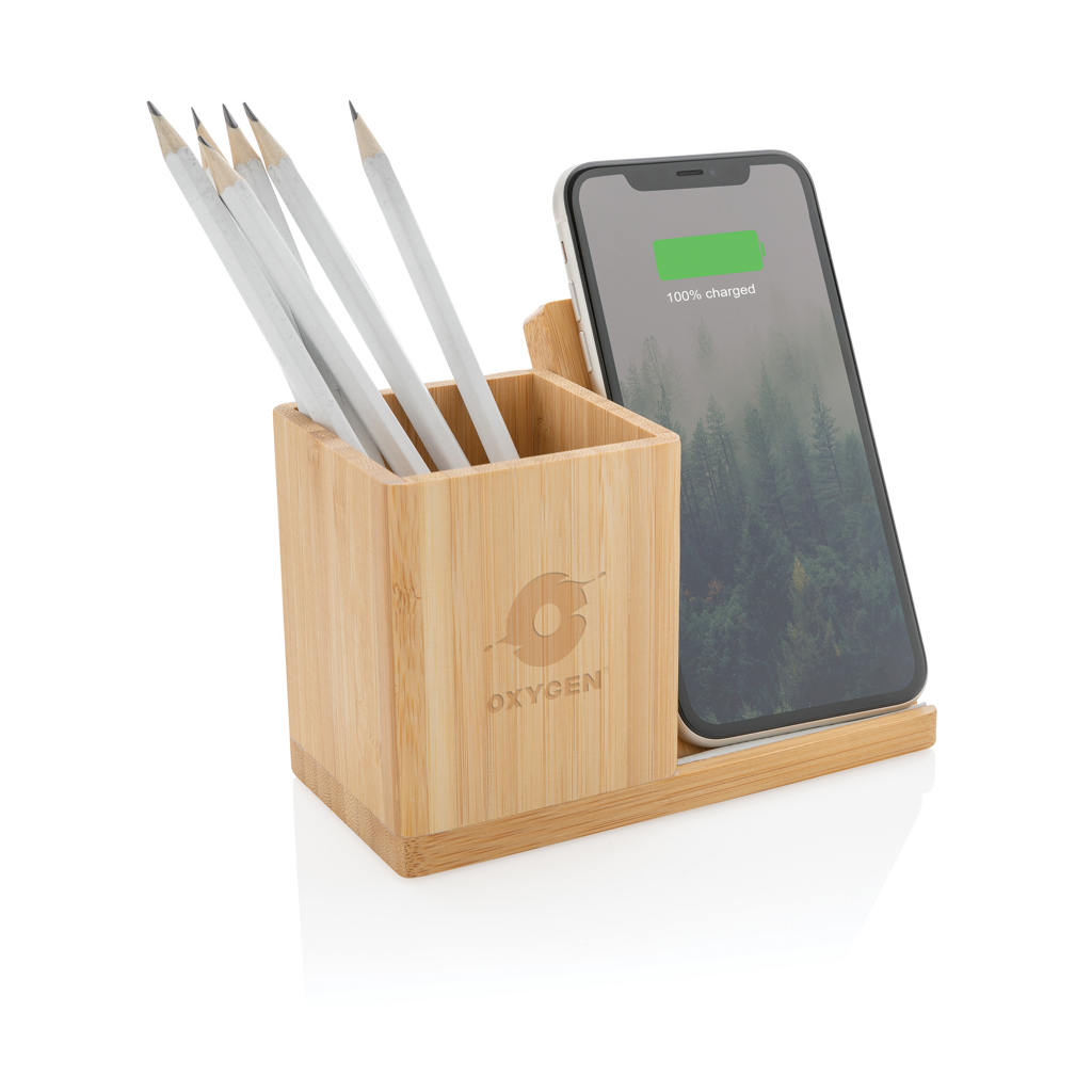 Calgary bamboo 10W wireless charger - brendiran