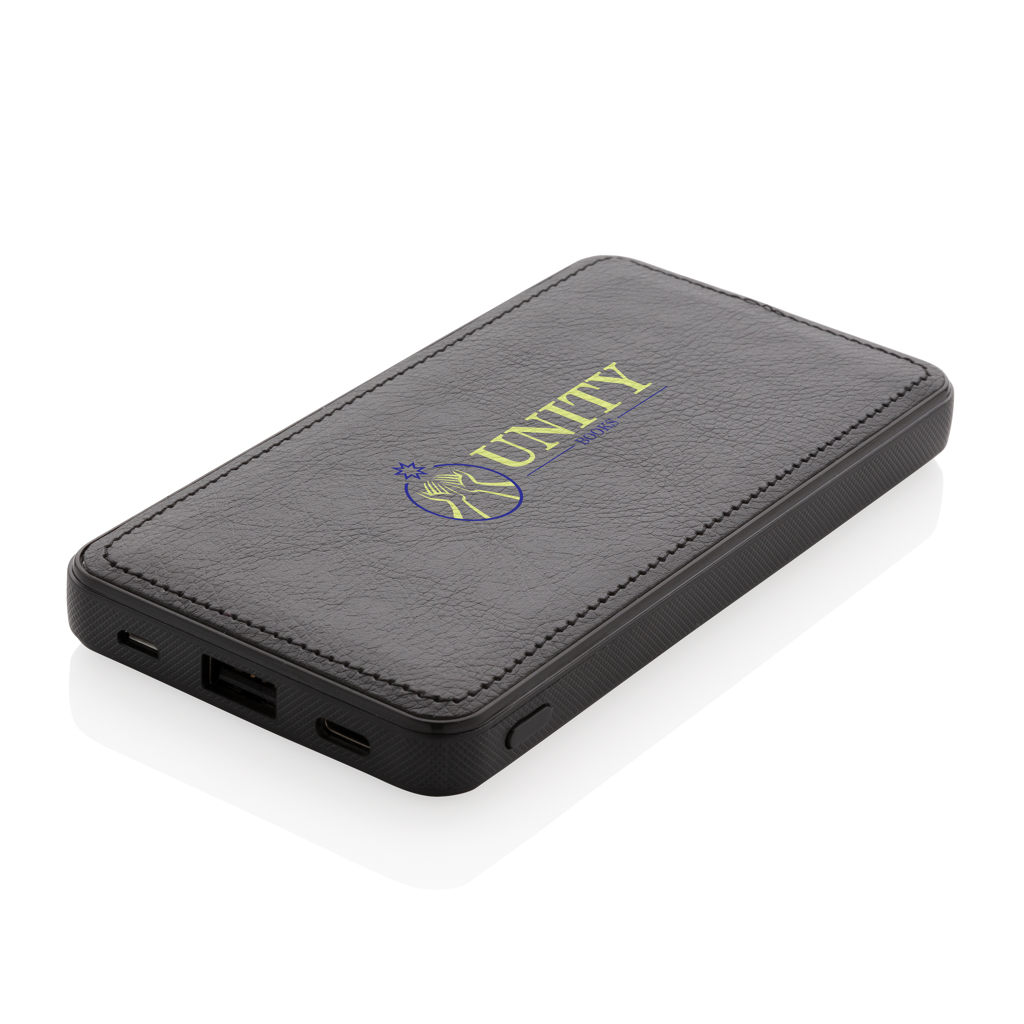 Tusca 10.000 mAh PU powerbank - brendiran