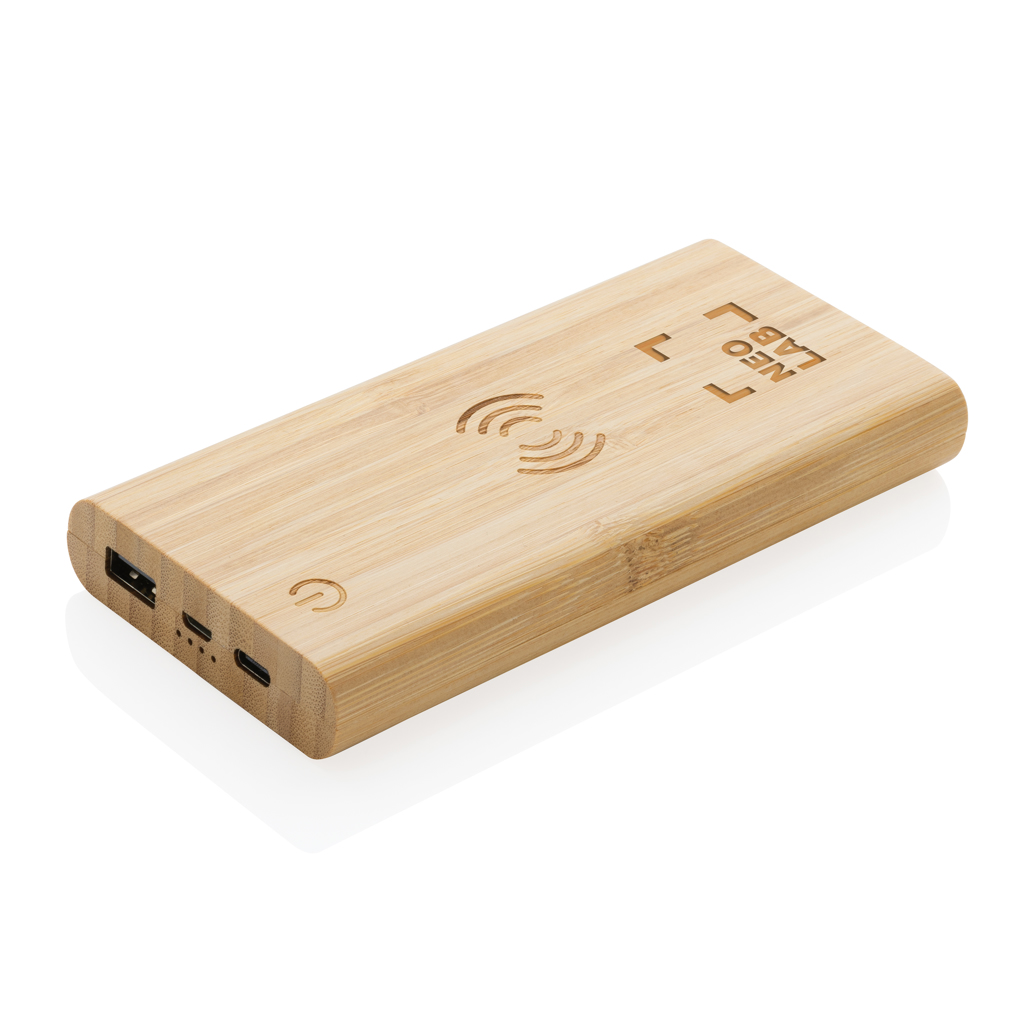 Bamboo 8.000 mAh 5W wireless powerbank - brendiran