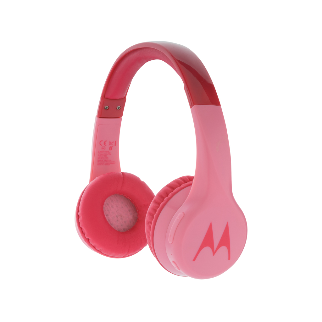Motorola JR 300 trådløs og sikker hovedtelefon til børn, lyserød