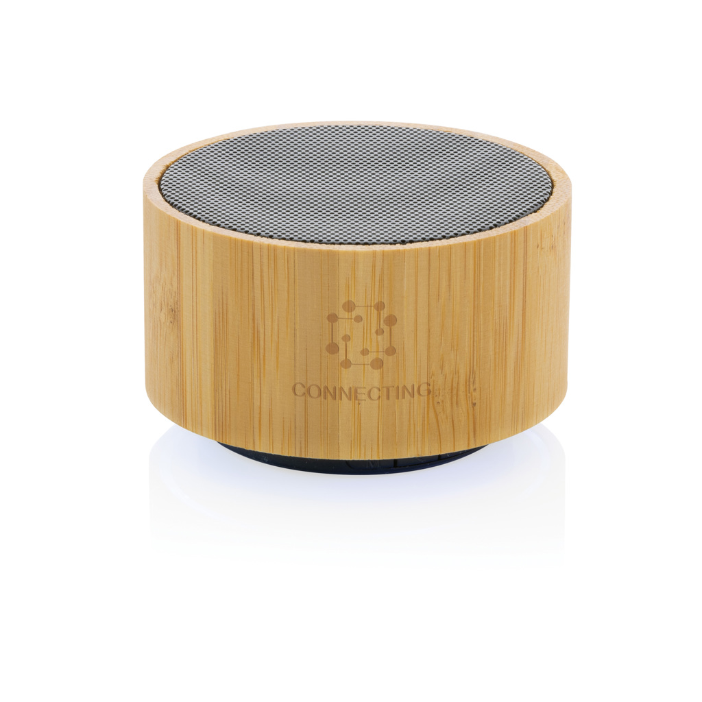 RCS recycled plastic and bamboo 3W wireless speaker - brendiran