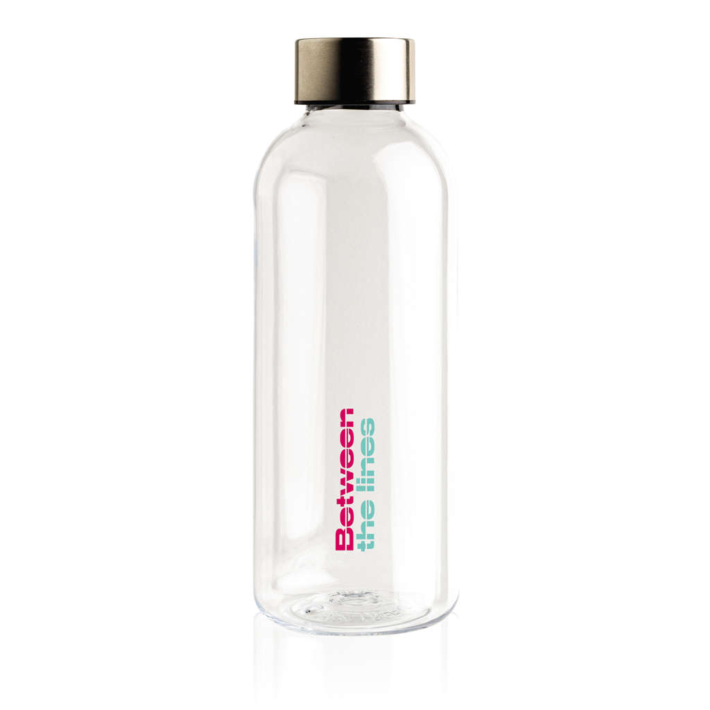 Leakproof water bottle with metallic lid - brendiran