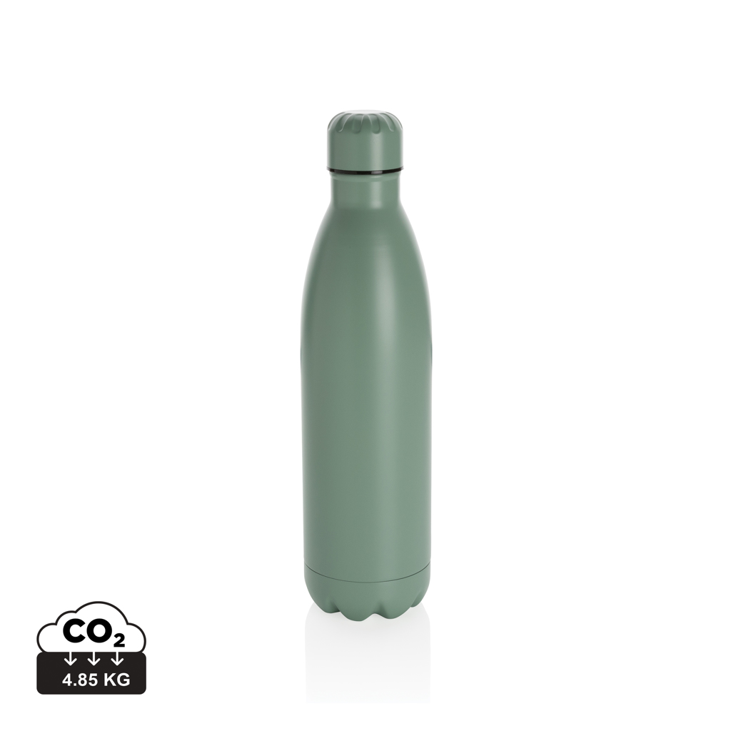 Ensfarvet rustfrit stål flaske, 750ml, grøn