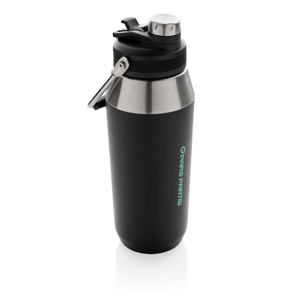 Vacuum stainless steel dual function lid bottle 1L - brendiran