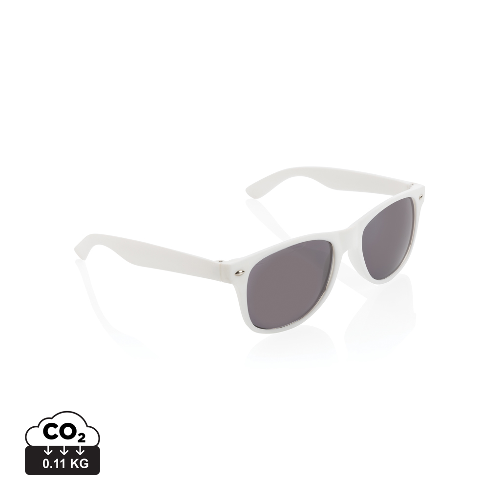 Solbrille UV 400, hvid