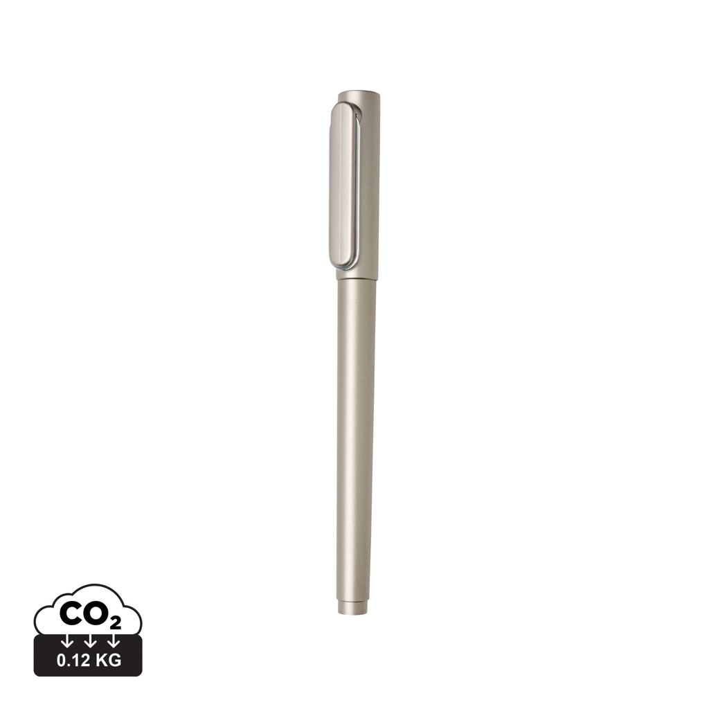 X6 cap pen med ultra glide blæk, grå