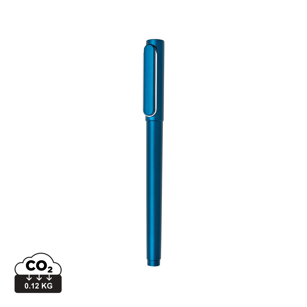 X6 cap pen med ultra glide blæk, blå