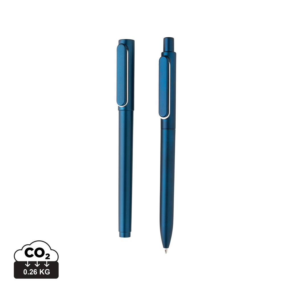 X6 pennesæt, blå