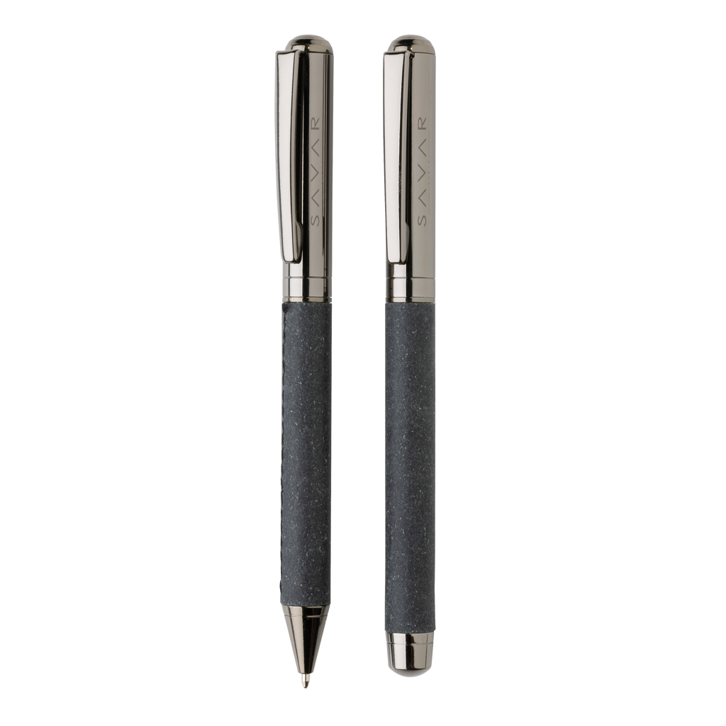 Recycled leather pen set - brendiran