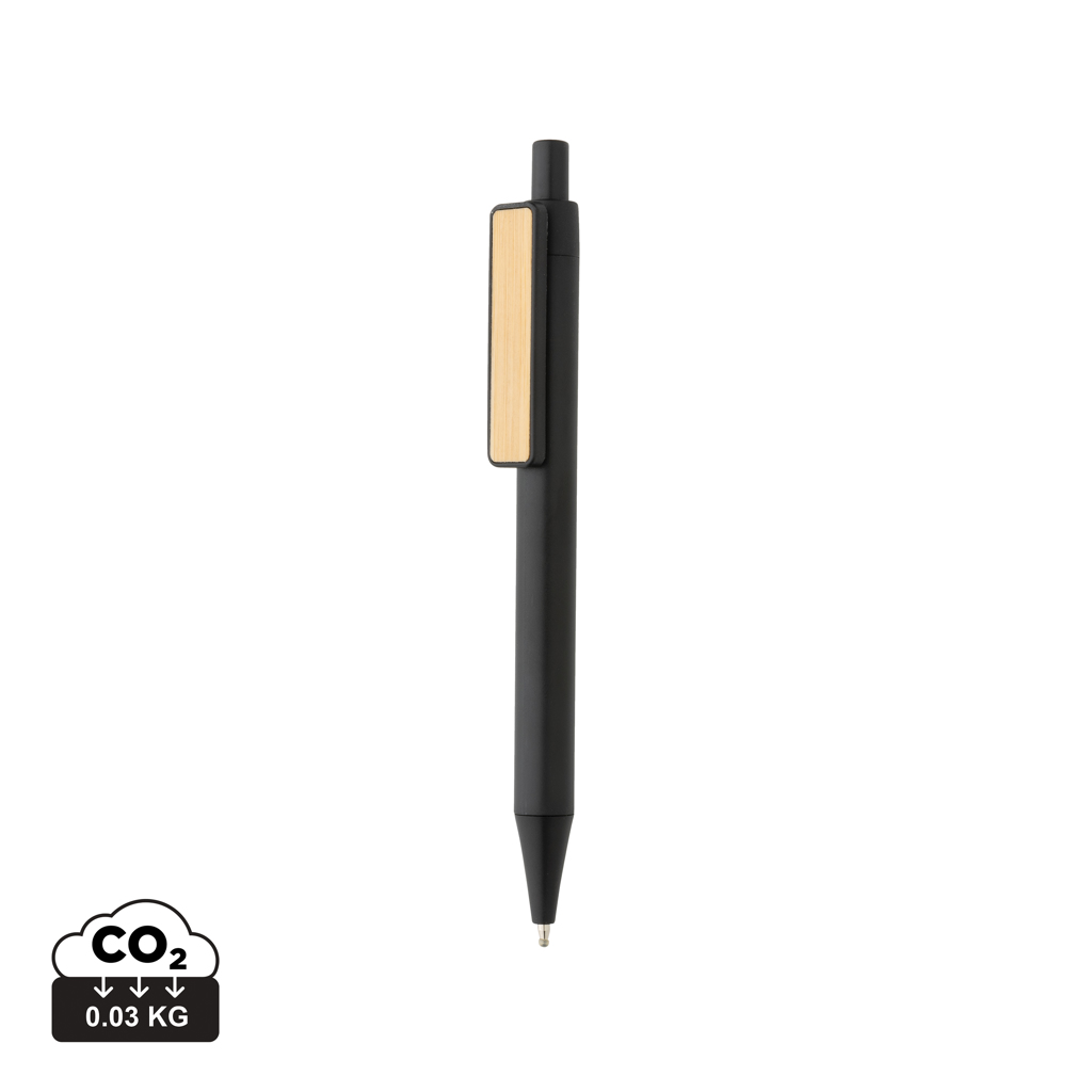 GRS RABS pen med bambusclip, sort