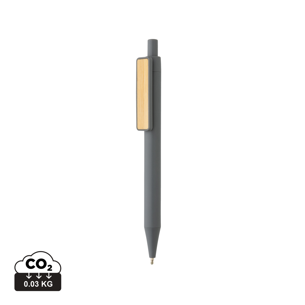 GRS RABS pen med bambusclip, grå