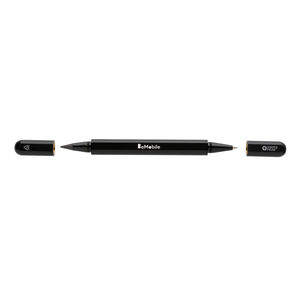 Swiss Peak Storm RCS recycled aluminum dual tip pen - brendiran
