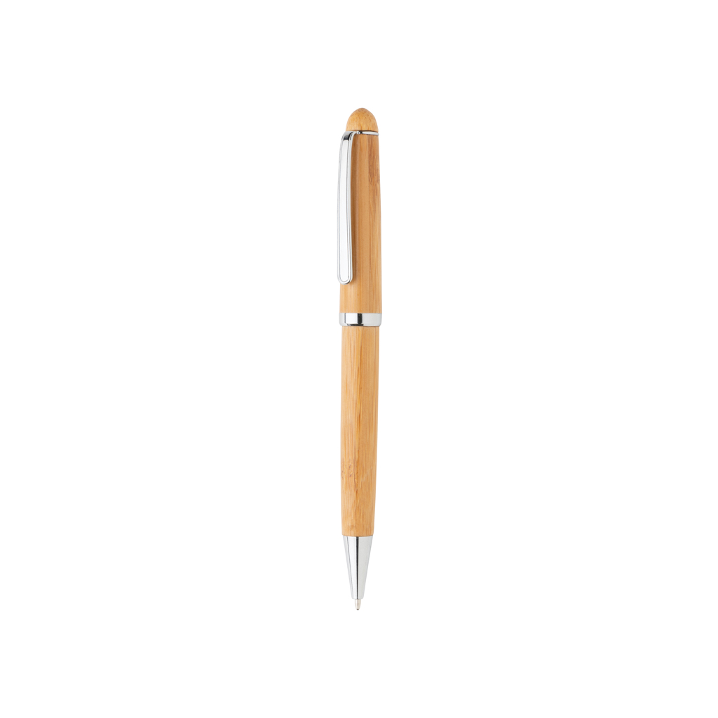 Bamboo pen i æske, brun