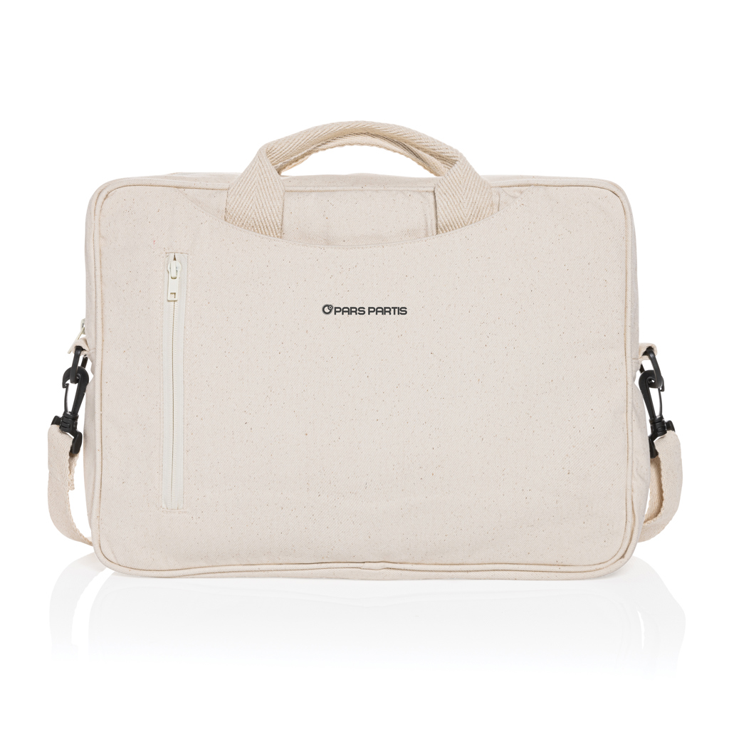 Laluka AWARE™ recycled cotton 15.4 inch laptop bag - brendiran