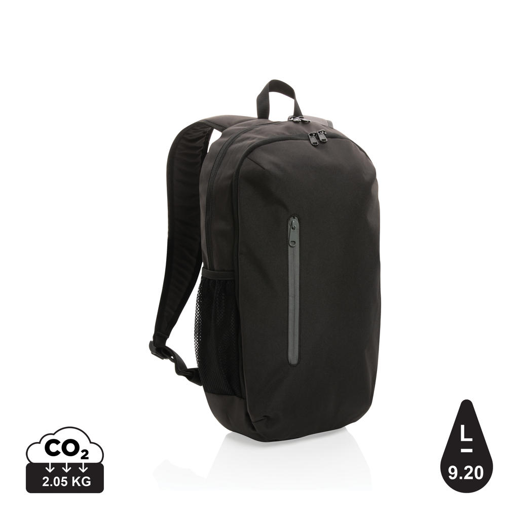 Impact AWARE™ 300D RPET casual rygsæk, sort