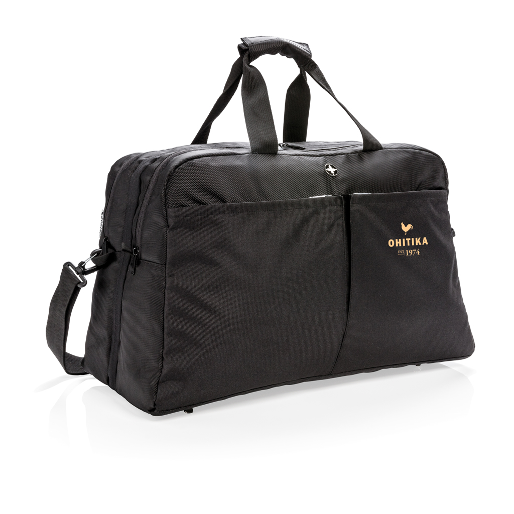 Swiss Peak RFID duffle with suitcase opening - brendiran