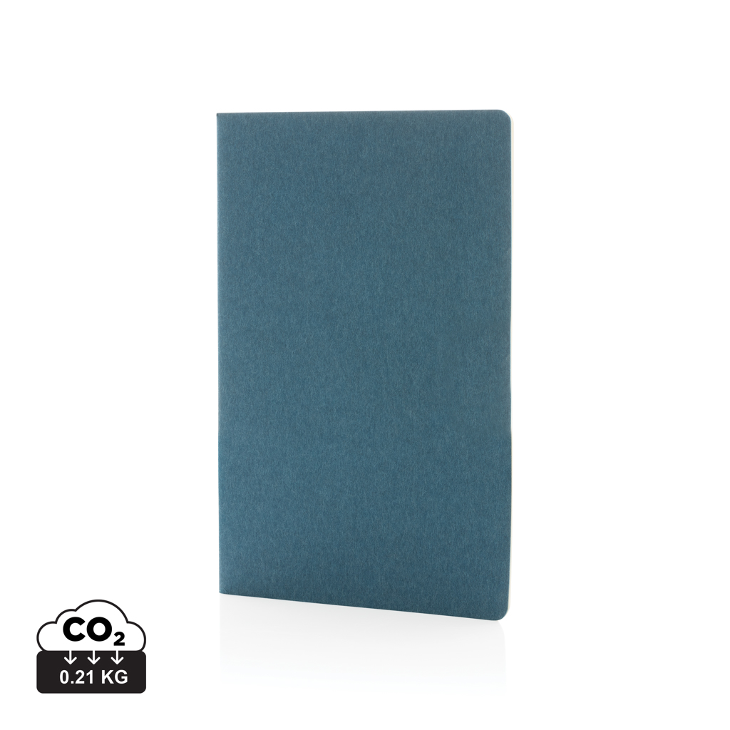 A5 standard softcover notesbog, blå
