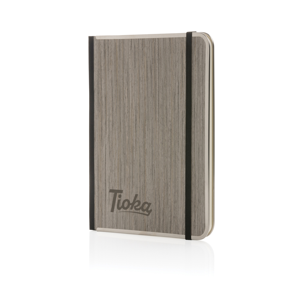 Treeline A5 wooden cover deluxe notebook - brendiran