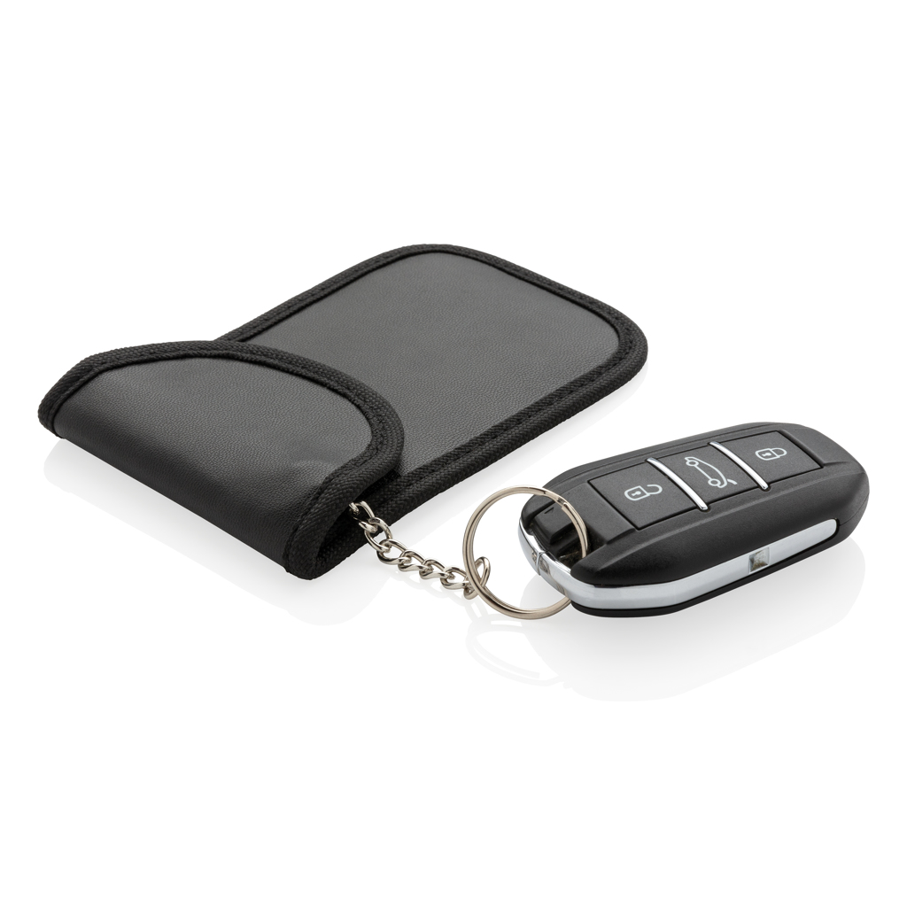 Lot de 2 Mini Etui Anti RFID Clé Voiture Portable, Pochette Anti