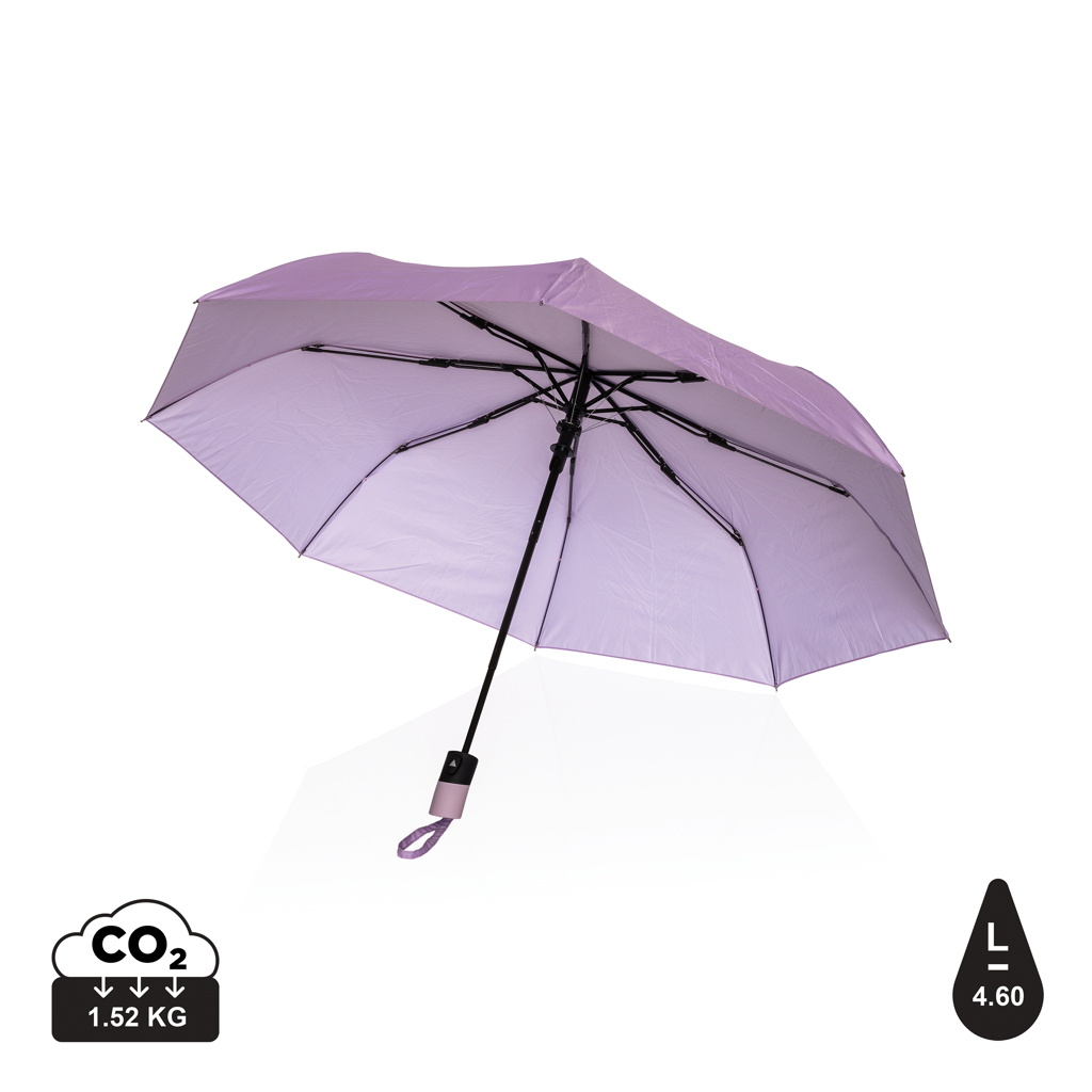 21" Impact AWARE™ 190T mini auto åben paraply, lavender