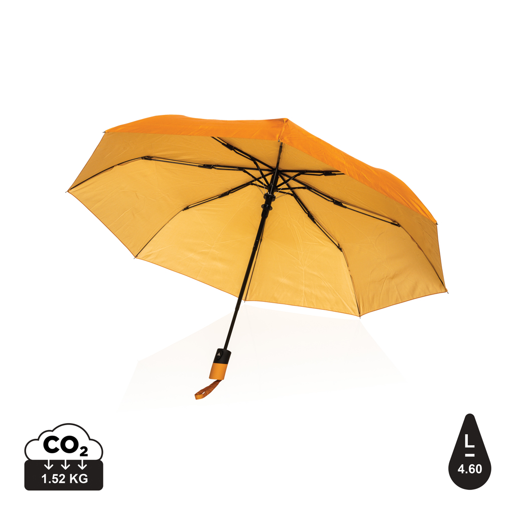 21" Impact AWARE™ 190T mini auto åben paraply, orange