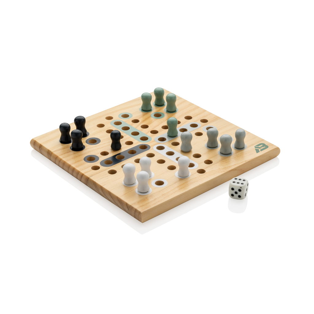 Claire wooden Ludo game - brendiran