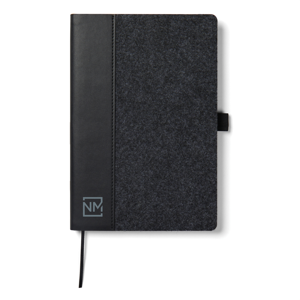 VINGA Albon GRS recycled felt notebook - brendiran