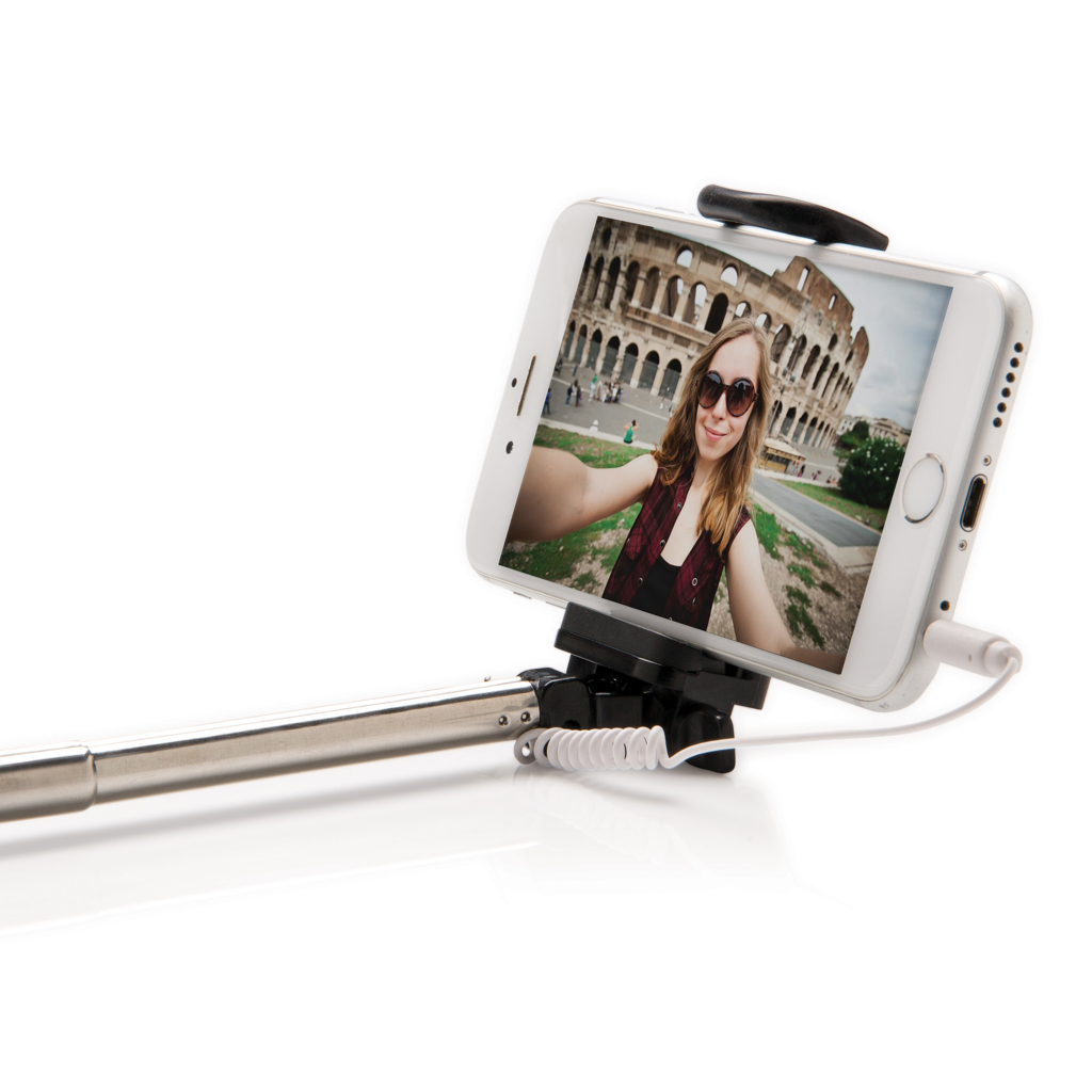 Gadgets mobiles publicitaires - Perche à selfie de poche premier prix - 3