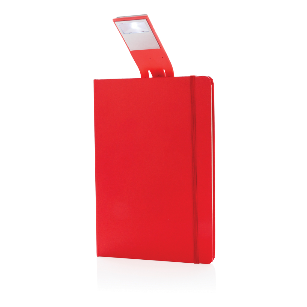 Carnet de notes A5 avec marque-page LED