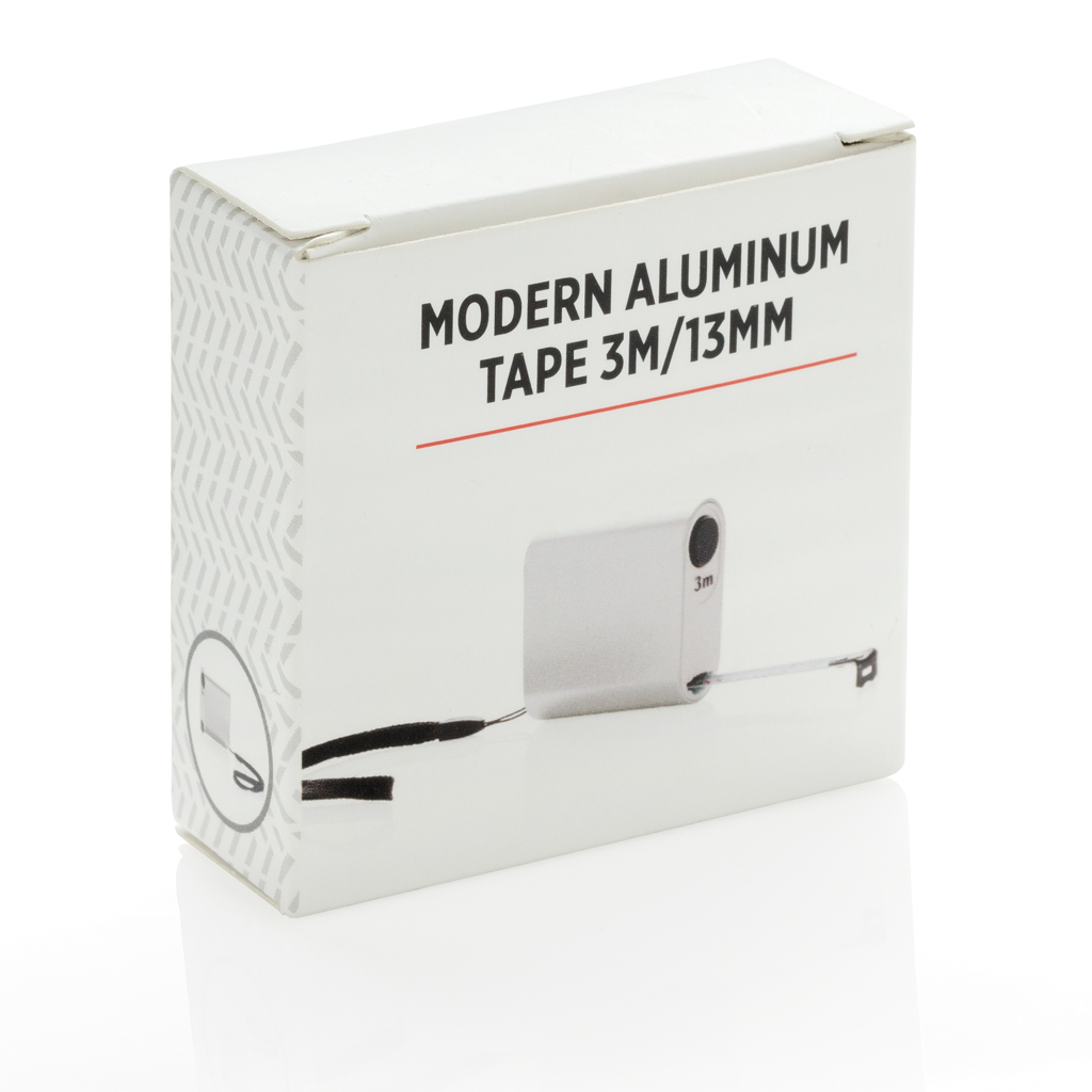 Mètres ruban publicitaires - Mètre ruban moderne en aluminium - 3 m/13 mm - 6