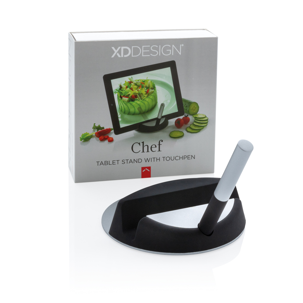 Accessoires cuisine publicitaires - Support à tablette avec stylet Chef - 8