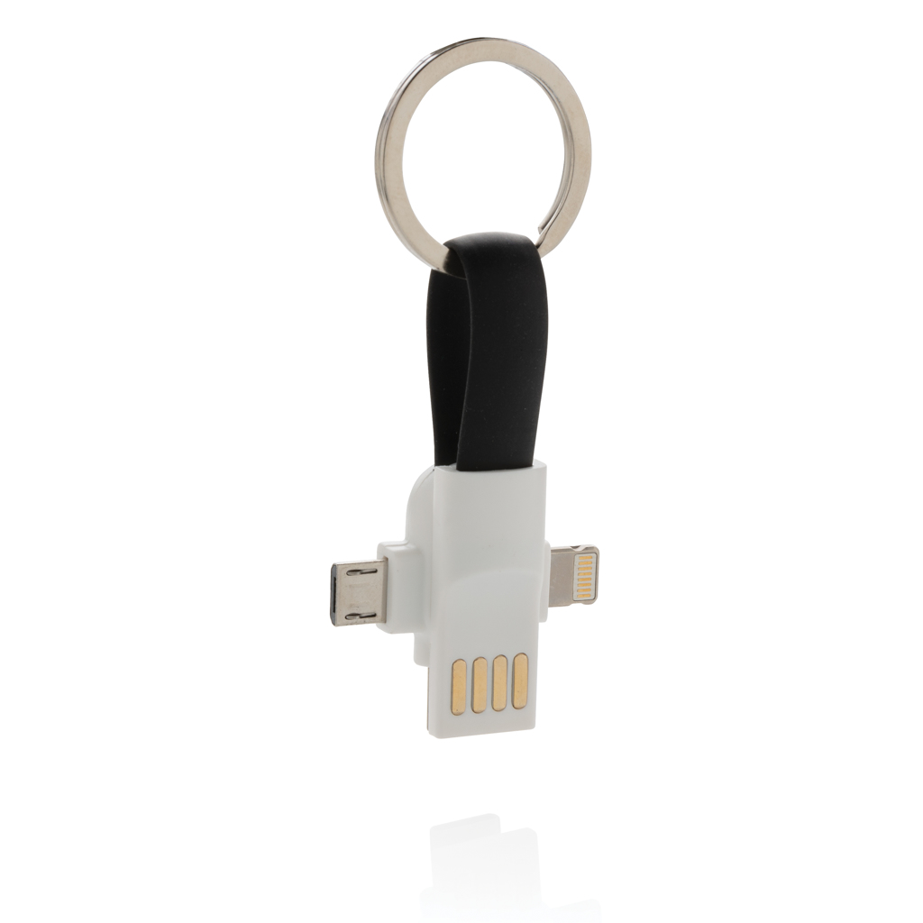 Connecteurs & Câbles - Porte-clés câble 3 en 1