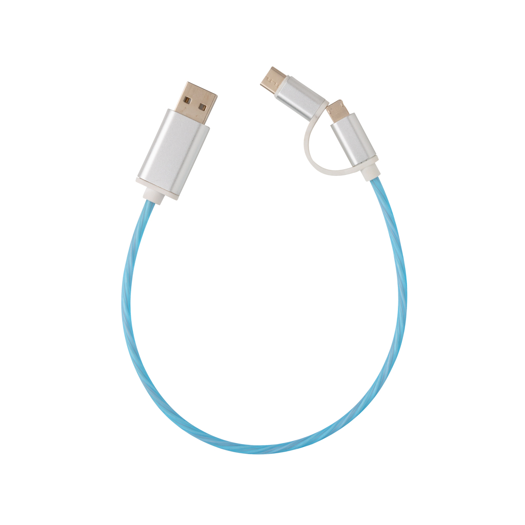 Connecteurs & Câbles - Câble lumineux 3 en 1