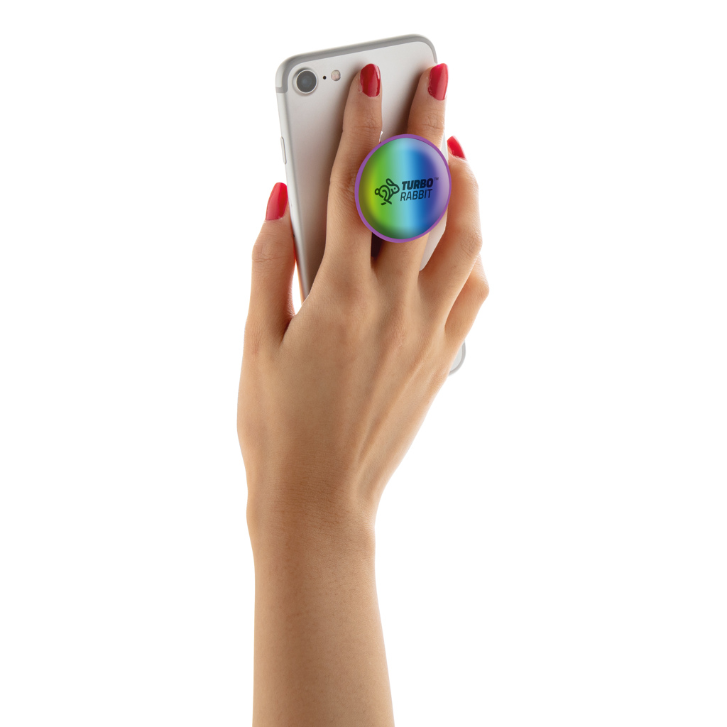 Gadgets mobiles publicitaires - Support téléphone Stick'n Hold - 8