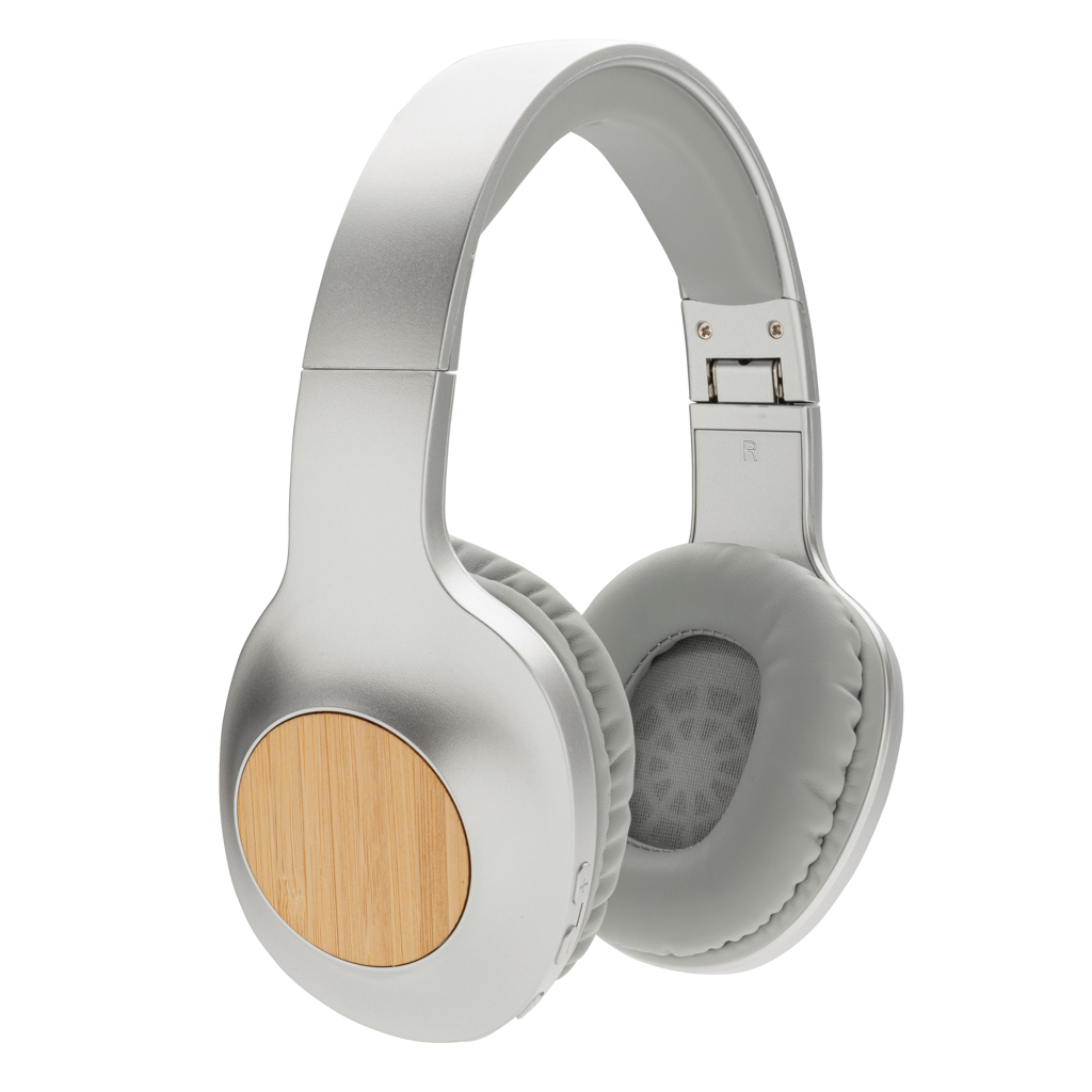 Advertising Headphones - Casque audio en bambou Dakota - 0