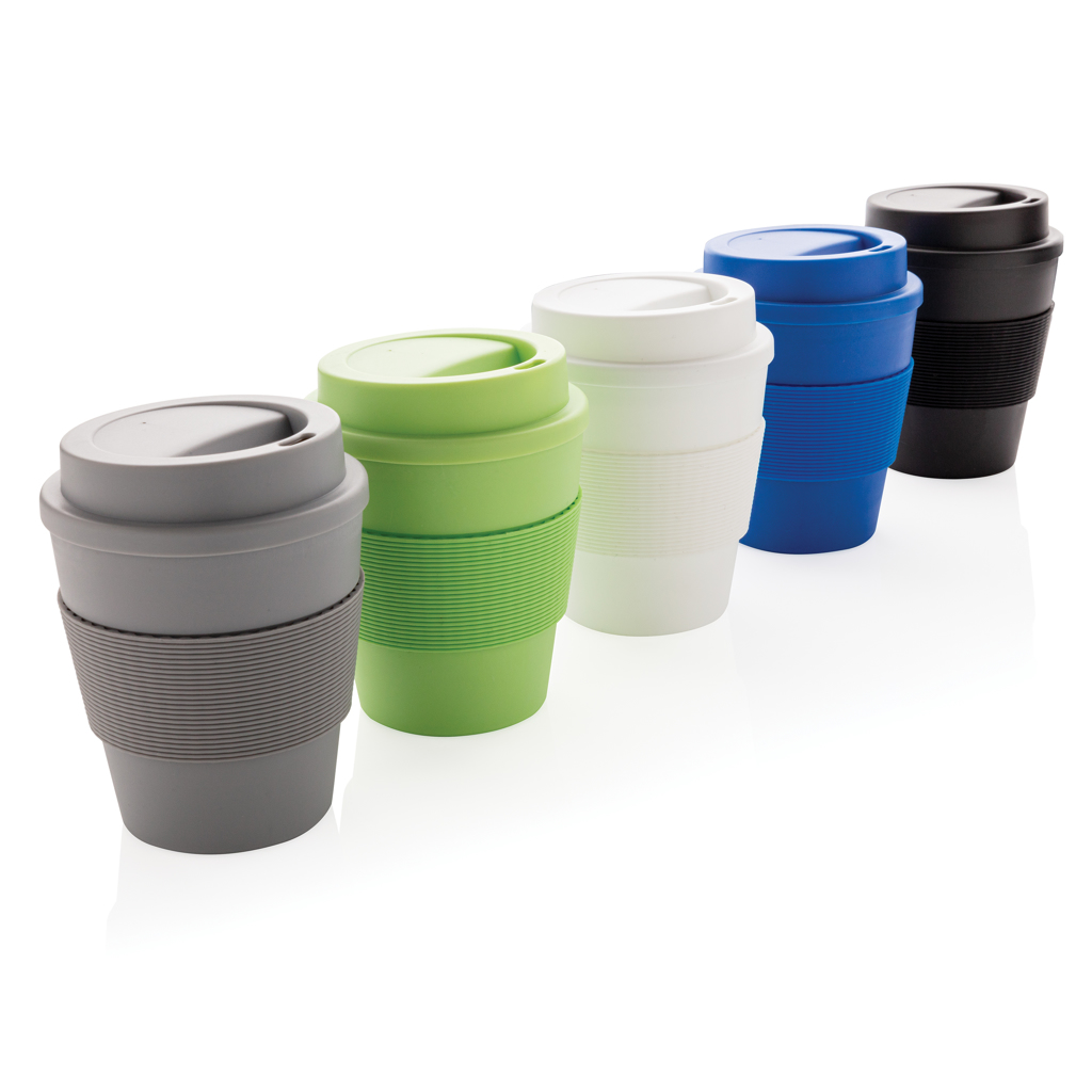 Mugs publicitaires - Mug en PP recyclable avec couvercle à vis 350ml - 4