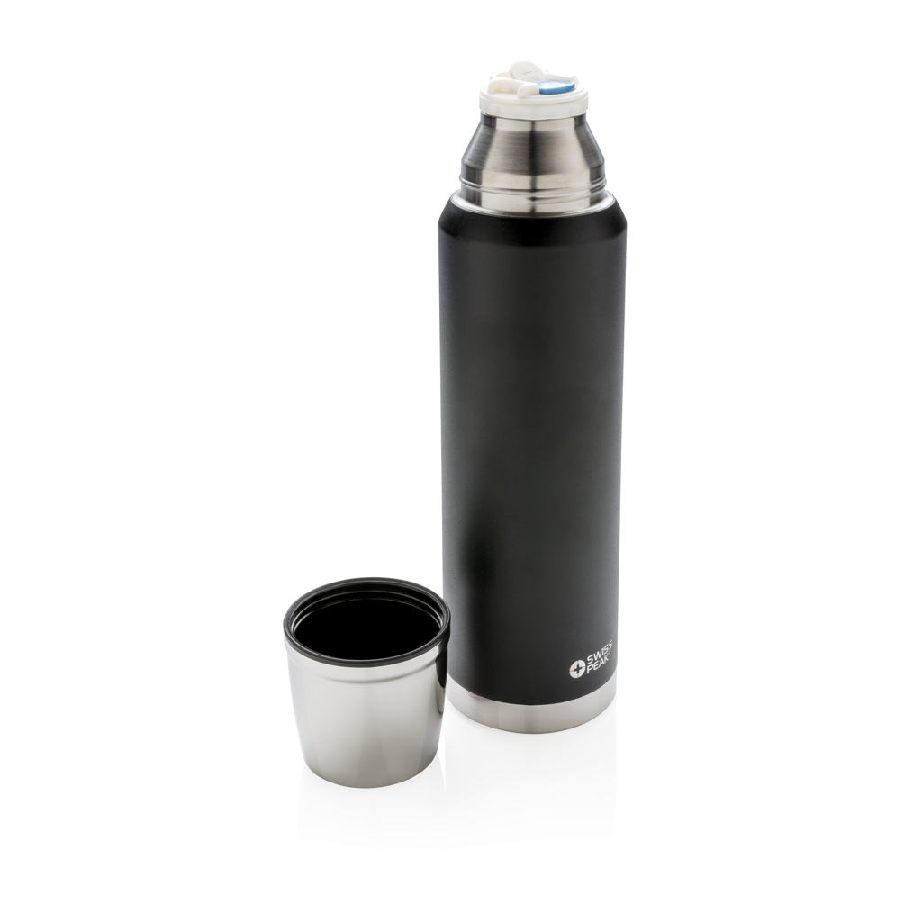 Advertising Thermos bottles - Bouteille isotherme 1L Swiss Peak Elite - 1