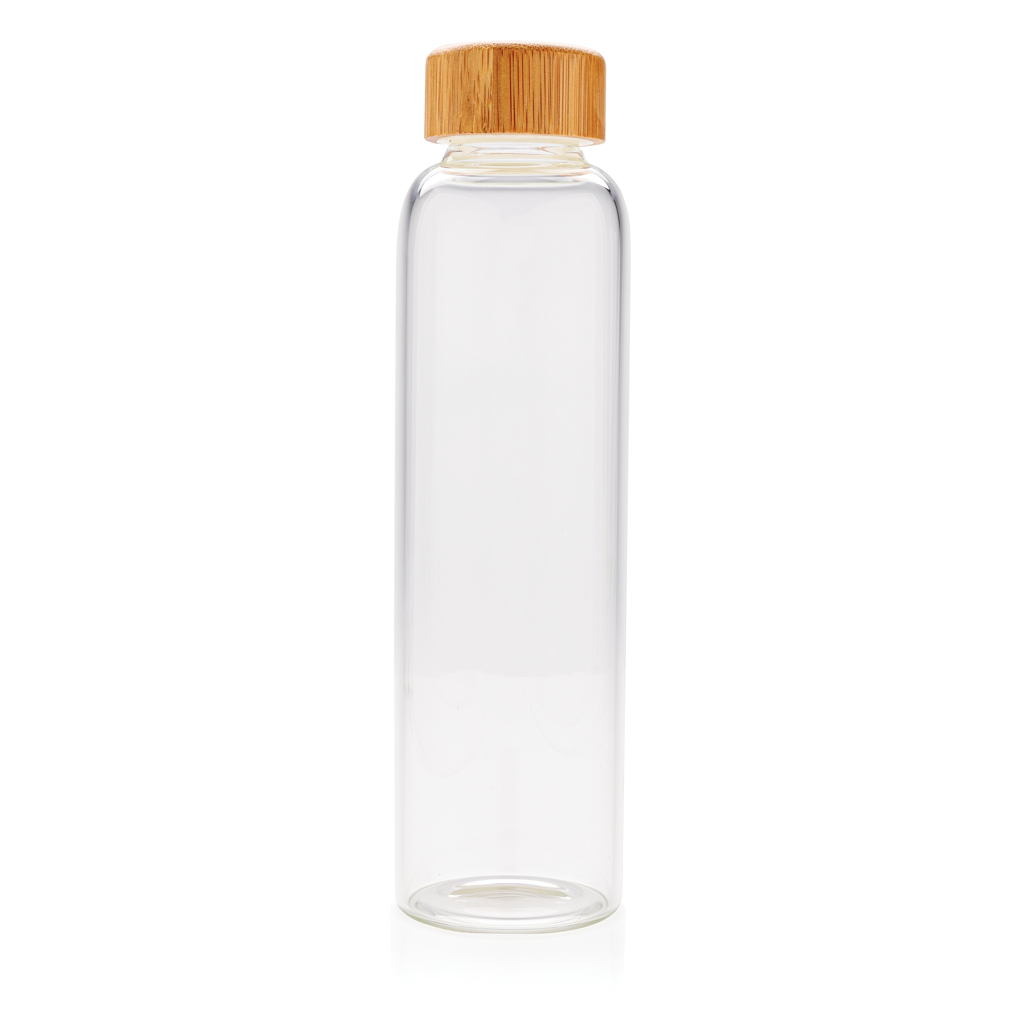 Advertising Bottles of water - Bouteille en verre avec housse texturé - 1