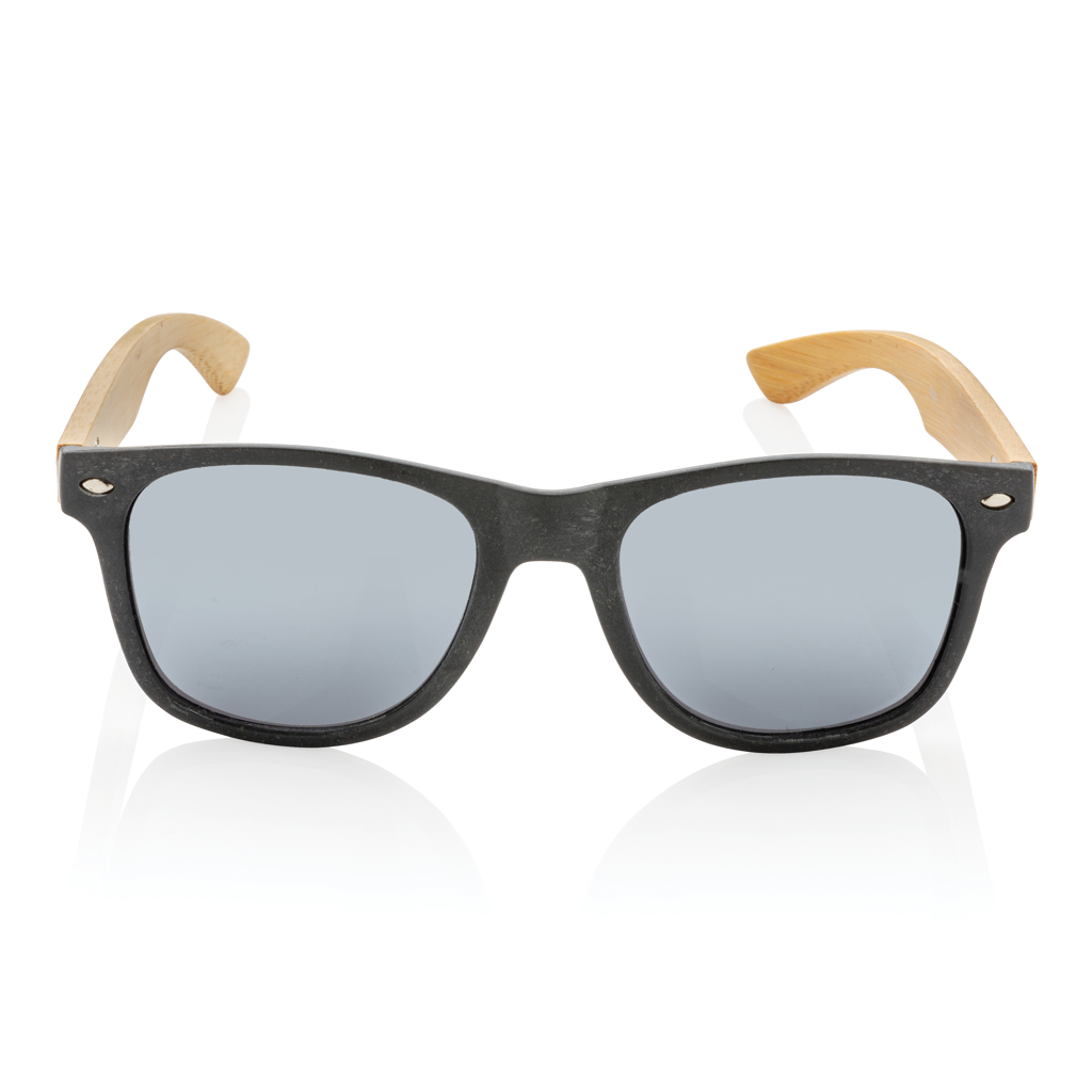 Advertising  - Sunglasses in straw fiber and bamboo - 1