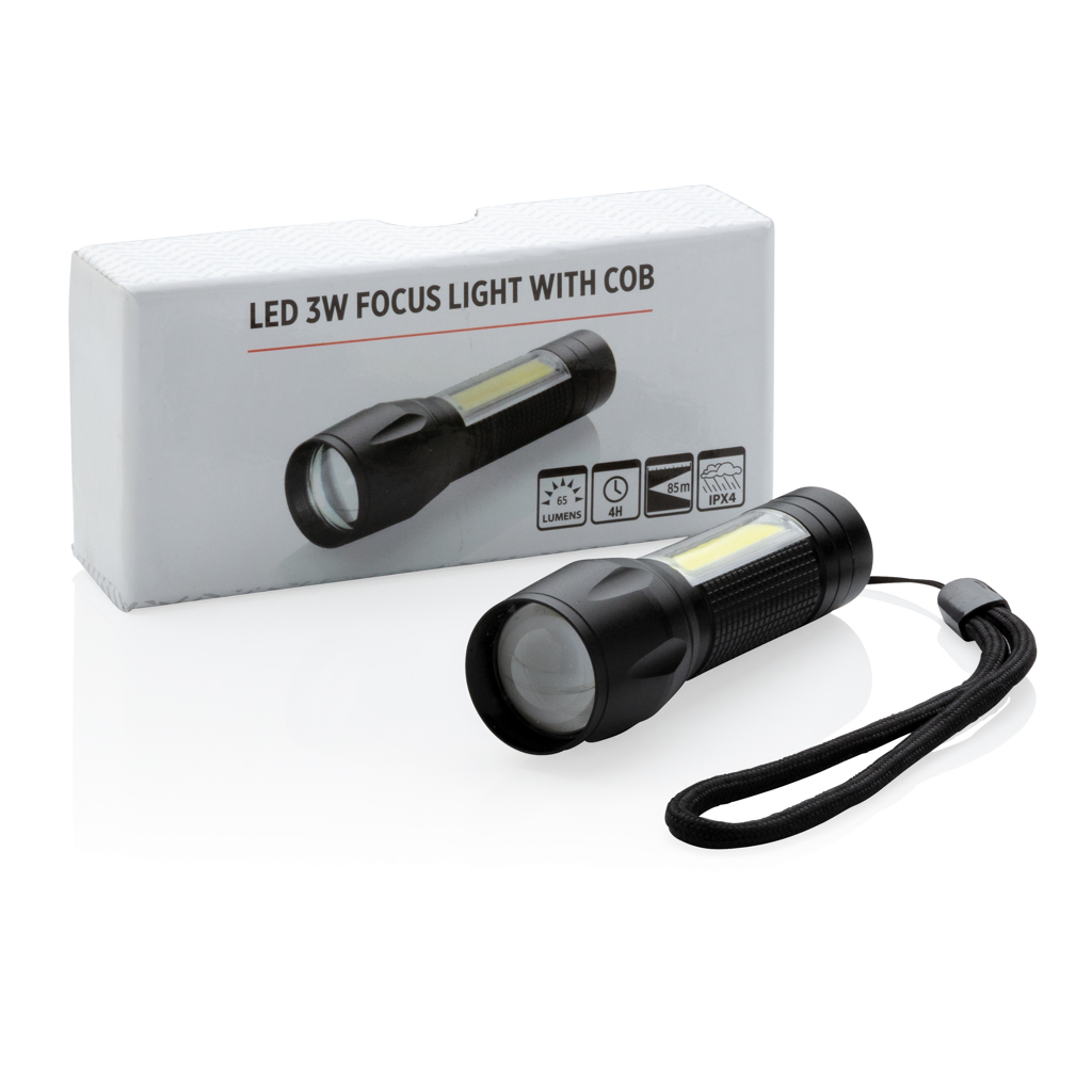Advertising Torches - Lampe torche LED 3W COB - 6