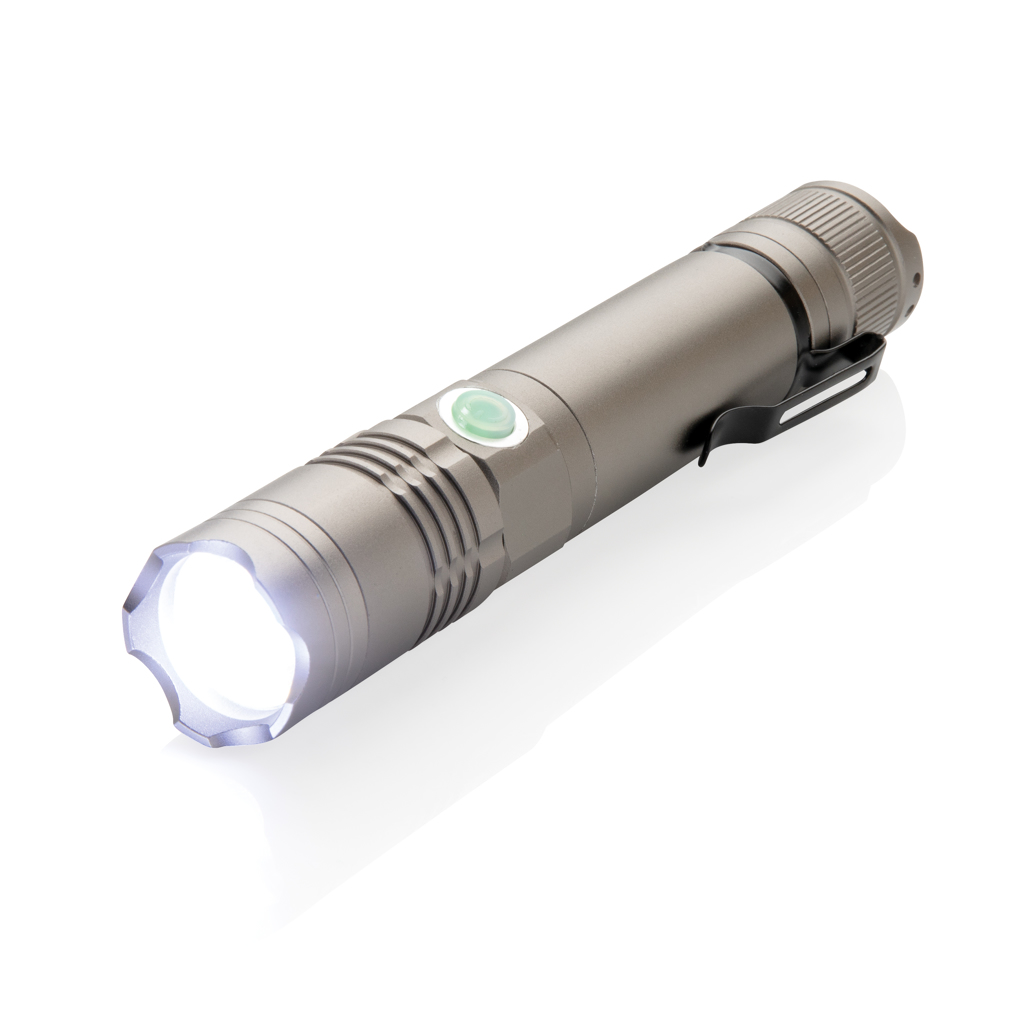 Advertising Torches - Lampe torche 3W rechargeable - 0