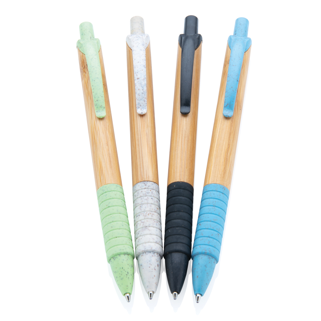 Advertising Eco pens - Stylo en bambou et fibre de paille - 4